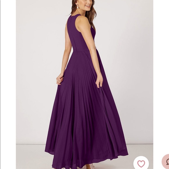 Azazie Lindie in Grape - Picture 3 of 7